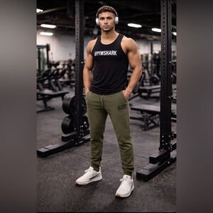 Better Bodies Men’s Joggers Size Medium Green Sweatpants Athletic Like New